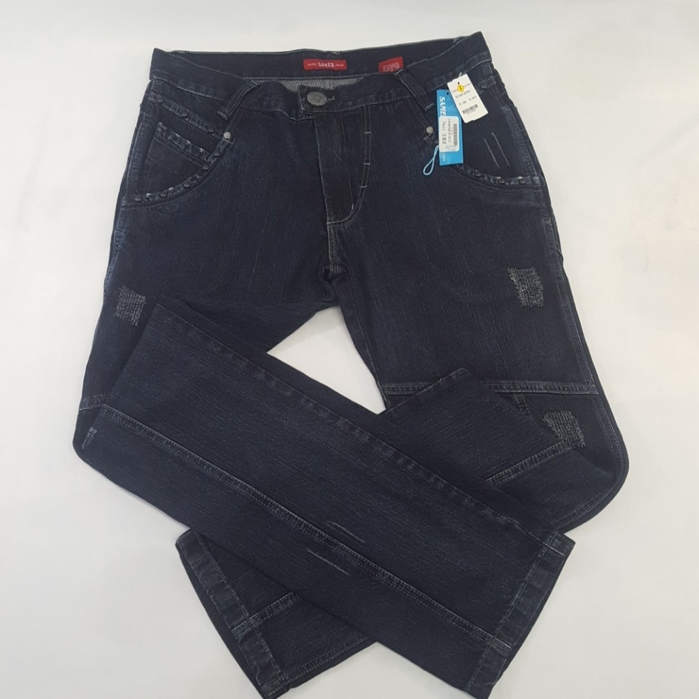 *NEW* Mens Samed Straight Leg Jeans 37.5 W x 34